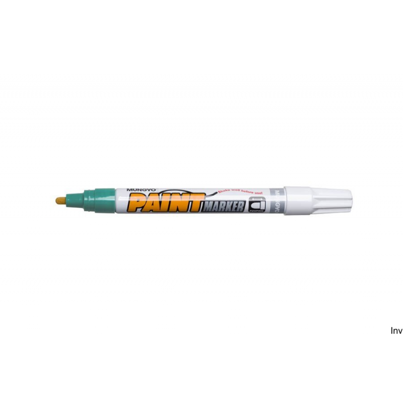 Marker olejowy Mungyo zielony 2 mm, wodoodporny, długość linii 450 m, zgodny z normą EN71-8