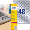 Etykiety znamionowe L6129-20 Q30 20 ark srebrne, poliestrowe, Avery Zweckform (X) - 1