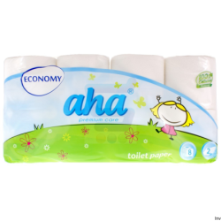Papier toaletowy AHA SMART (8rolek) biały - 1