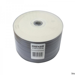Płyta MAXELL DVD-R 4.7GB 16x (50szt) PRINTABLE, white, do nadruku,  SP shrink, bulk 276010 - 1