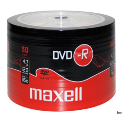 Płyta MAXELL DVD-R 4.7GB 16x (50szt) SP shrink, bulk 275732.40 - 1