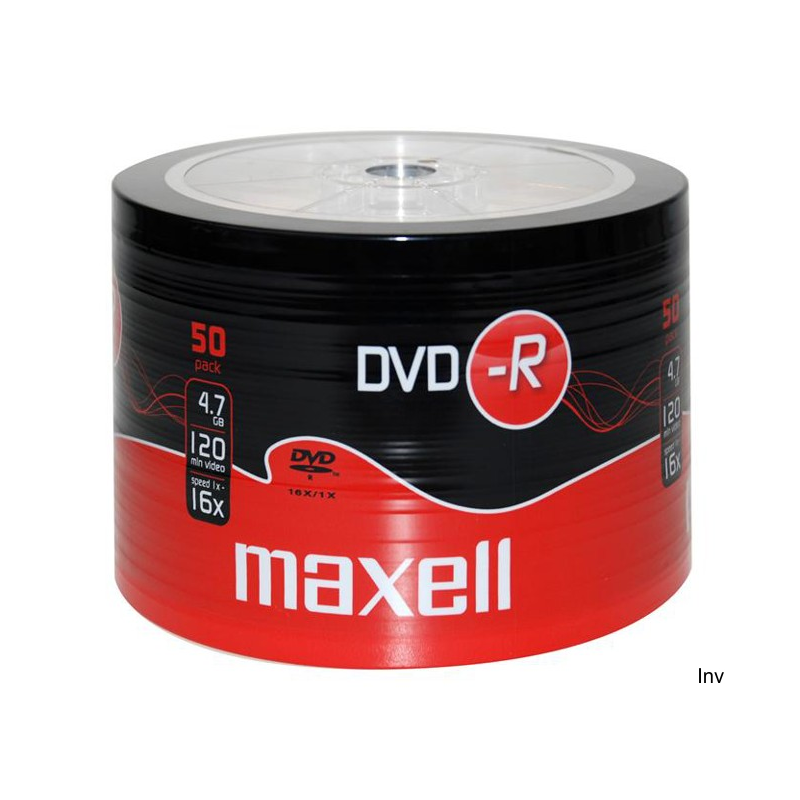 Płyta MAXELL DVD-R 4.7GB 16x (50szt) SP shrink, bulk 275732.40 - 1