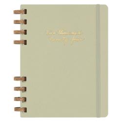 Kalendarz na spirali MOLESKINE 2024, 12M, XL, twarda oprawa, crush kiwi - 1