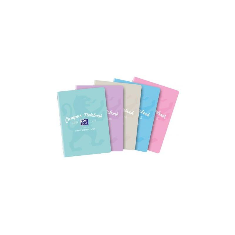 Zeszyt OXFORD CAMPUS A5 60k 90g pastel kratka z marginesem 400160109 - 1