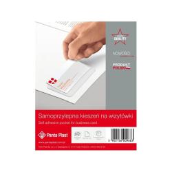 Kieszeń samoprzylepna na wizytówki PCV 100*60 (50szt) 0407-0001-00 Panta Plast - 1