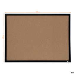 Tablica korkowa Nobo z czarną ramą, 585x430mm 1903776 - 4