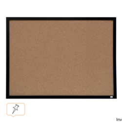 Tablica korkowa Nobo z czarną ramą, 585x430mm 1903776 - 5