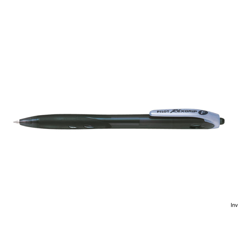 Długopis olejowy Pilot Rexgrip czarny, grubość linii 0,21 mm, długość pisania 1100 m, wymienny wkład