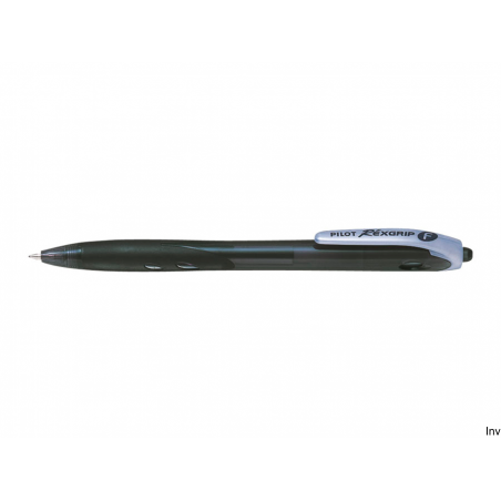 Długopis olejowy Pilot Rexgrip czarny, grubość linii 0,21 mm, długość pisania 1100 m, wymienny wkład