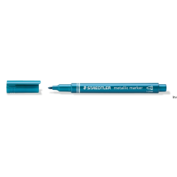 Marker metaliczny Metallic marker, okrągła końcówka, niebieski, Staedtler S 8323-373 - 1