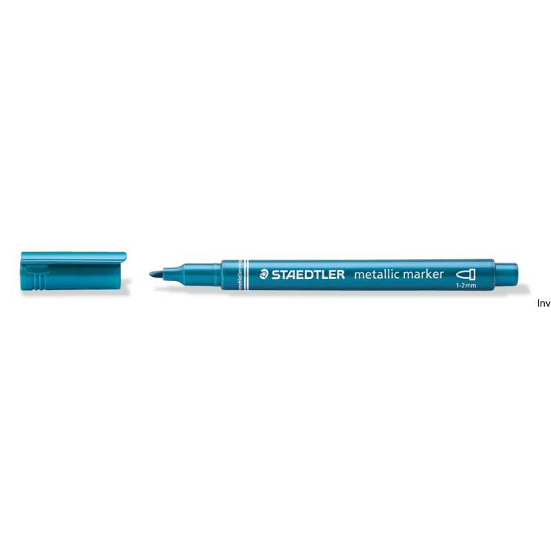 Marker metaliczny Metallic marker, okrągła końcówka, niebieski, Staedtler S 8323-373 - 1