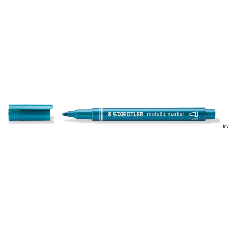 Marker metaliczny Metallic marker, okrągła końcówka, niebieski, Staedtler S 8323-373 - 1
