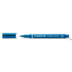 Marker metaliczny Metallic marker, okrągła końcówka, niebieski, Staedtler S 8323-373 - 2