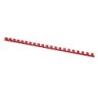 Grzbiety do bindowania OFFICE PRODUCTS, A4, 10mm (65 kartek), 100 szt., czerwone - 1