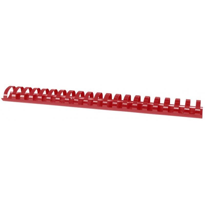 Grzbiety do bindowania OFFICE PRODUCTS, A4, 32mm (300 kartek), 50 szt., czerwone - 1