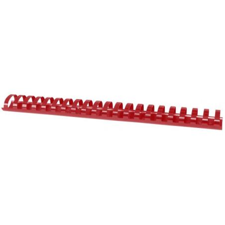 Grzbiety do bindowania OFFICE PRODUCTS, A4, 32mm (300 kartek), 50 szt., czerwone - 1