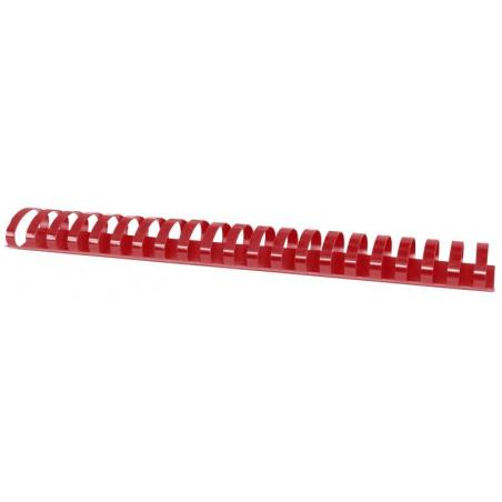 Grzbiety do bindowania OFFICE PRODUCTS, A4, 45mm (440 kartek), 50 szt., czerwone - 1