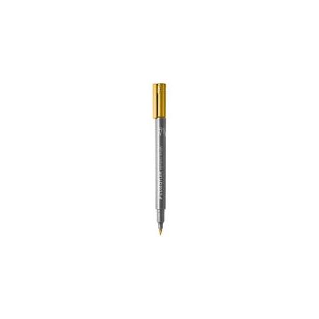Flamaster pędzelkowy Metallic brush, złoty, Staedtler S 8321-11 - 1
