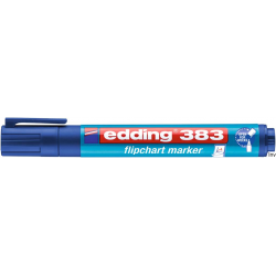 Marker Edding do flipchartów ścięty 1-5 mm niebieski z tuszem na bazie wody
