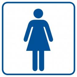 Znak TDC, Toaleta damska - 1