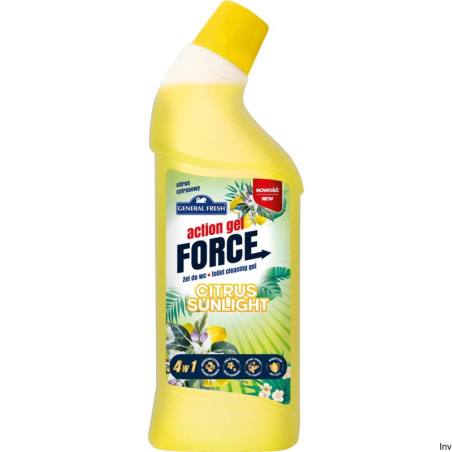 General Fresh Żel do WC ACTION FORCE Cytryna1000 ml - 1