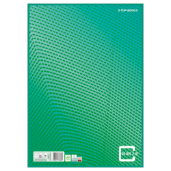 Blok notatnikowy Color 2.0 A5 80k 70g kratka z mikroperforacją zielony 400146134 TOP-2000 - 1