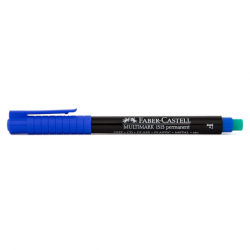 Foliopis z gumką OHP MULTIMARK S 0.4 niebieski FABER-CASTELL 152351 - 1