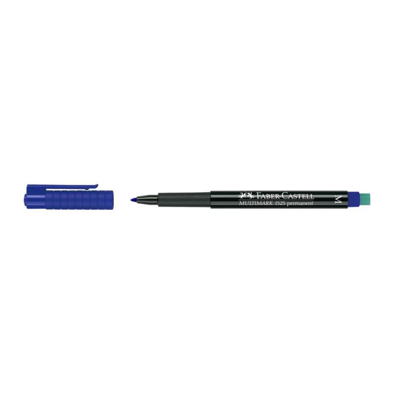 Foliopis z gumką OHP MULTIMARK M 1.0 niebieski FABER-CASTELL - 1