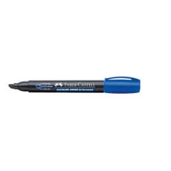 Marker permanentny ścięta końcówka FC157951 niebieski FABER CASTEL - 1