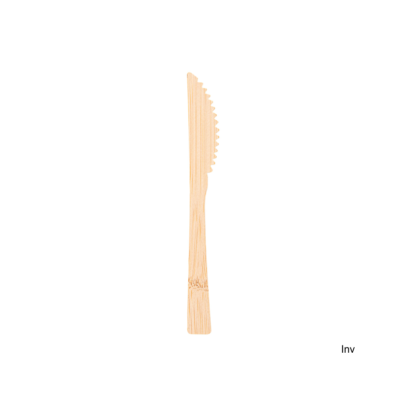 Nóż bambusowy Papstar 17 cm 100 sztuk biodegradowalny