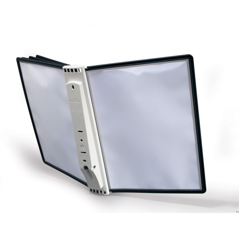 Zestaw ścienny z 5 panelami A4 czarny DURABLE SHERPA® WALL 5