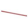 Grzbiety do bindowania OFFICE PRODUCTS, A4, 8mm (45 kartek), 100 szt., czerwone