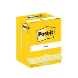 Karteczki samoprzylepne POST-IT (657), 102x76mm, 12x100 kart., żółte