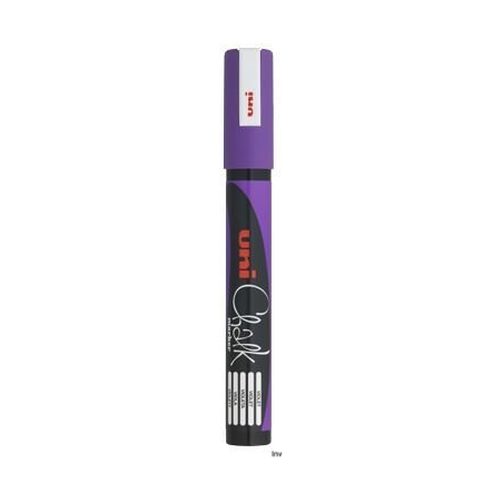 Marker kredowy Uni PWE-5M fioletowy 1,8-2,5 mm do tablic i szkła