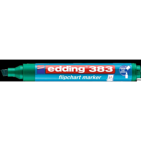 Marker Edding do flipchartów ścięty 1-5 mm zielony