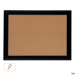 Tablica korkowa Nobo z szeroką czarną ramą, 585x430mm 1903922 - 2