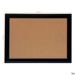 Tablica korkowa Nobo z szeroką czarną ramą, 585x430mm 1903922 - 3