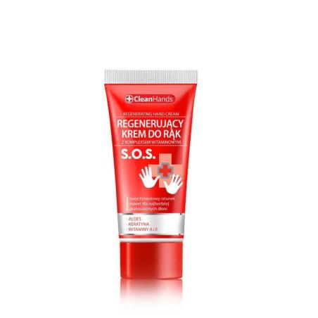 Krem do rąk regenerujący CLEAN HANDS, z kompleksem witaminowym SOS, 30 ml - 1