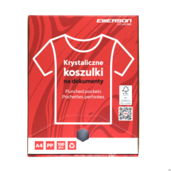 Koszulki krystaliczne A4 45mic., w kartonie (100szt) EMERSON arbkoszulkakrys_100 - 2