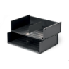 Półka na dokumenty A3 pozioma Durable antracytowa 436x105x333 mm z możliwością piętrowania