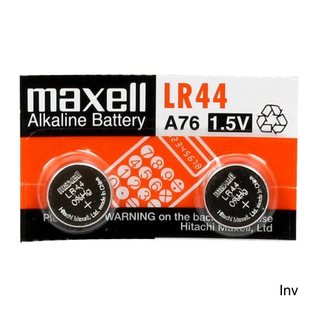 Baterie alkaliczne Maxell LR1154 / LR44 1,5V (2 sztuki)