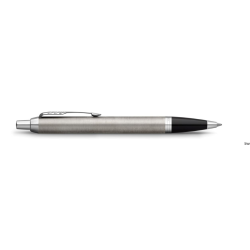 Długopis Parker IM Essential Stainless Steel CT 2143631 niebieski w eleganckim pudełku prezentowym