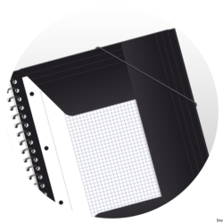 Kołonotatnik A4 80 kartek kratka STUDENT NOMADBOOK Oxford