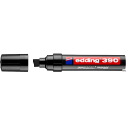 Edding Marker permanentny czarny 4-12 mm ścięta końcówka 390/001/C