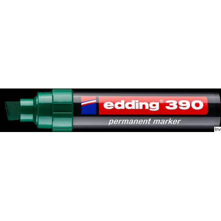 Edding Marker permanentny ścięta końcówka 4-12 mm zielony 390/004/ZI