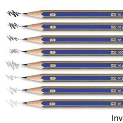 Ołówek grafitowy Faber-Castell Goldfaber HB 12 sztuk niebiesko-złoty