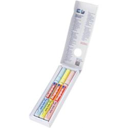 Marker olejowy błyszczący e-751 EDDING, 1-2mm, 3 szt., mix kolorów pastelowych