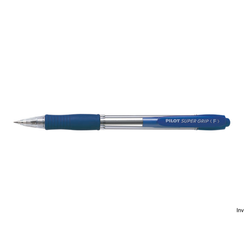 Długopis olejowy Pilot Super Grip niebieski 0,21 mm z gumowym uchwytem