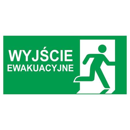 Wyjście ewakuacyjne prawe Reis Z-E002-5 FS 150x300 mm