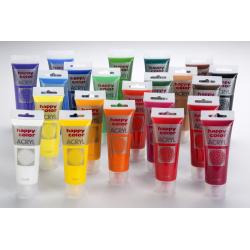 Farba akrylowa Happy Color 75ml ciemnoszara czerwonawa HA 7370